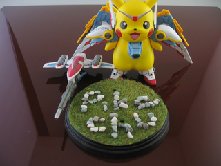 Illustration for article titled Pikachu Meets Gundam Meets Holy Crap
